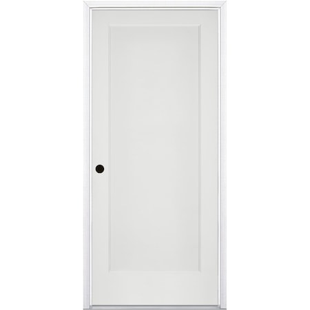 Trimlite Primed 1Panel Interior Flat Panel Ovolo Bead 20 Min Fire Rated 69/16" RH Prehung 3068134PRI802020MRH15M6916